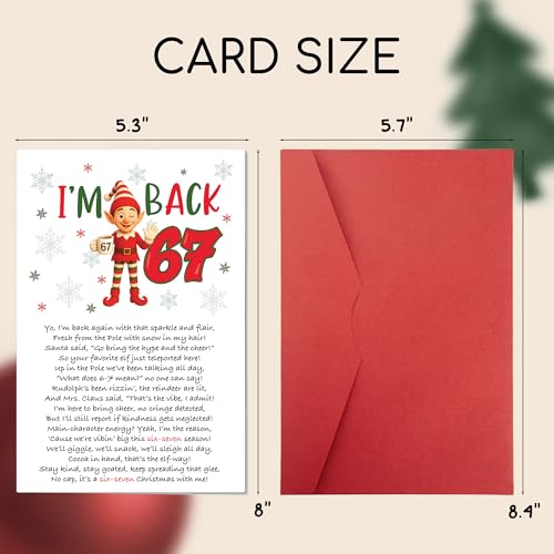 Elf Meme Christmas Card for Teens - Funny Holiday Gift for Son Daughter Nephew