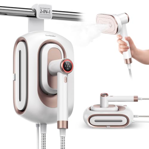 Pro Steam Iron with 1550W Turbo Steam & Detachable 1.2L Tank - Gold