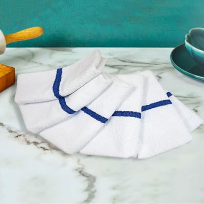 Cotton Kitchen Towels Pack of 12 – Absorbent, Durable Bar & Home Towels 15x19