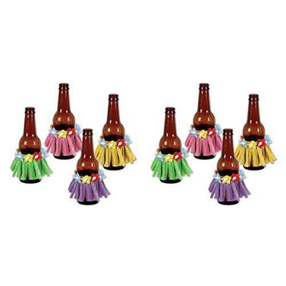 Beistle Kitchen Drink Hula Skirts, Multicolored, 0 US