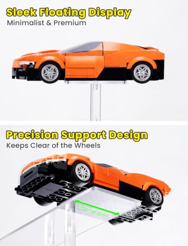 Lego Speed Champions Display Stand 4-Tier Acrylic Garage Organizer