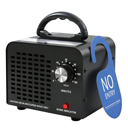 Portable Ozone Generator 48,000 mg/h Odor Eliminator for Home & Vehicle