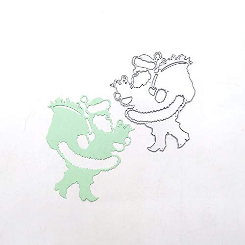 Father Christmas Carry A Bag Metal Cutting Dies for Scrapbooking & Card Making - Christmas Embossing Stencil