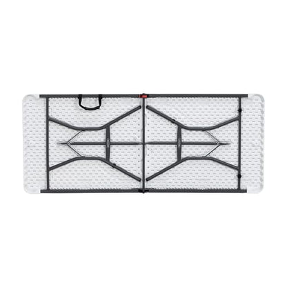 Lifetime 6-Foot Fold in Half Table, Light Commercial, White Granite