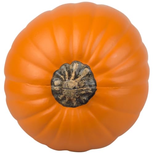 Orange Craft Pumpkin 9in Hollow Personalizable Fall Decoration