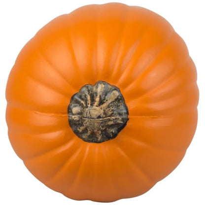 Orange Craft Pumpkin 9in Hollow Personalizable Fall Decoration