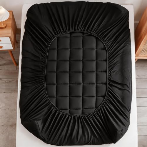 King Mattress Pad Cover with Deep 18-Inch Pocket Cooling Breathable Topper