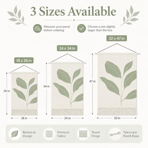 Electrical Panel Cover Tapestry - Modern Wall Art for Fuse Box, 26"L x 18"W