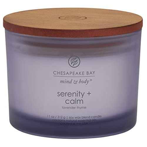 Chesapeake Bay Candle Scented Candle Serenity + Calm (Lavender Thyme) Coffee Table Home D?cor