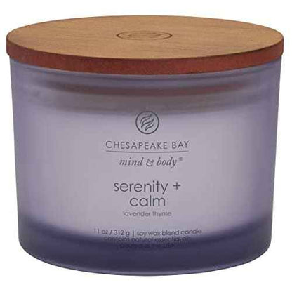 Chesapeake Bay Candle Scented Candle Serenity + Calm (Lavender Thyme) Coffee Table Home D?cor
