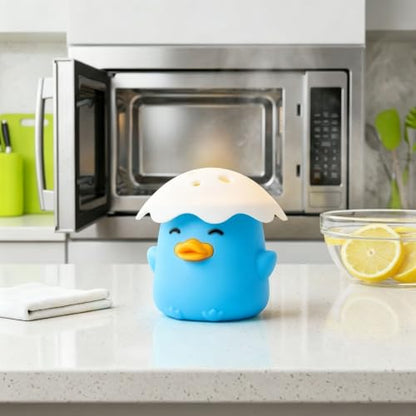 Blue Duck Microwave Steam Cleaner - Cute Kitchen Gadget for Fast Home Cleaning