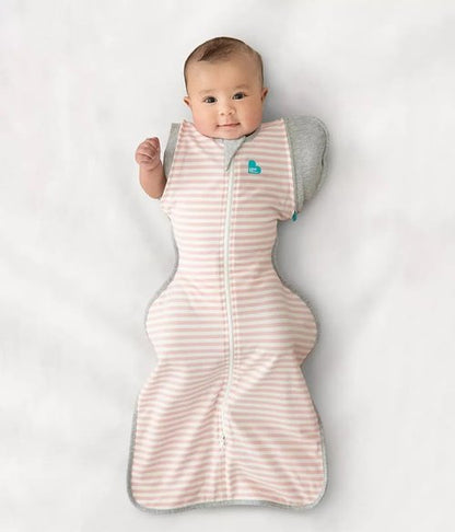 Love to Dream Swaddle Up Transition Swaddle - Zip-Off Wings for Easy Transition, 1.0 TOG, 19-24 lbs, Pink