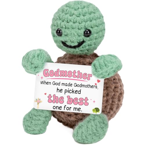 Godmother Crochet Turtle Gift from Godchild - Variation of THIS listing