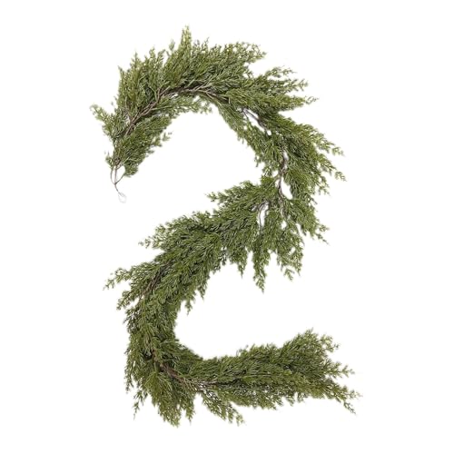 180CM Artificial Christmas Cedar Garland for Holiday Decor