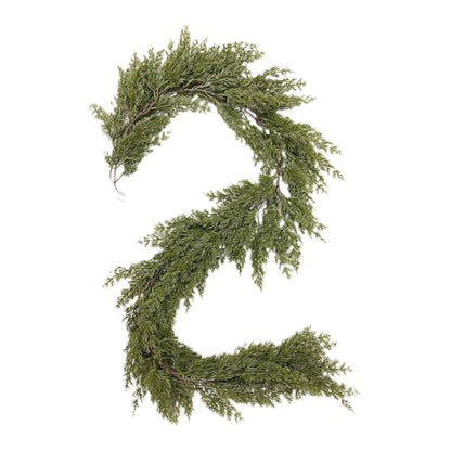 180CM Artificial Christmas Cedar Garland for Holiday Decor