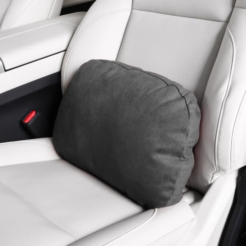 Lumbar Pillow for Car Support - Black 2 Pack Lower Back Cushion