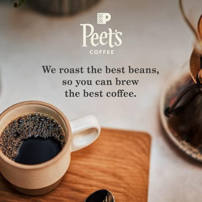 Peet's Coffee, Dark Roast Keurig K-Cup Pods, 100% Arabica Coffee - French Roast 10 Count (1 Box of 10 Pods)