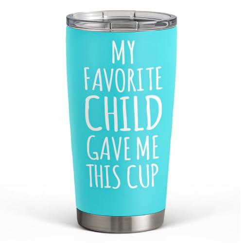 Mom Tumbler Gift - 20oz Insulated Travel Mug for Mom from Son & Daughter - Unique Mother's Day, Birthday, Christmas Gift Idea - Variation of THIS listing