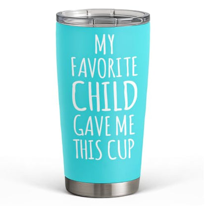 Mom Tumbler Gift - 20oz Insulated Travel Mug for Mom from Son & Daughter - Unique Mother's Day, Birthday, Christmas Gift Idea - Variation of THIS listing