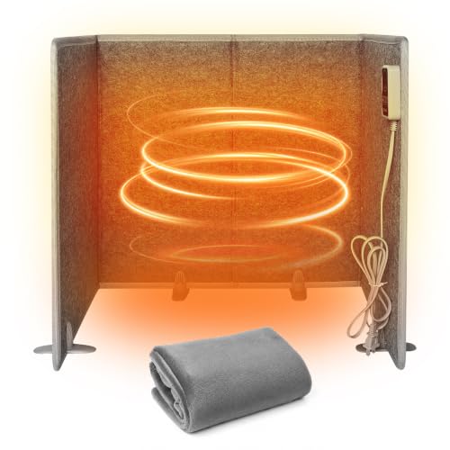 Under Desk Heater for Office Legs with Thermostat & Timer