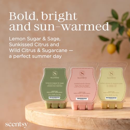 Sunlit Citrus Wax Melts Set - 3 Varieties for Home Fragrance