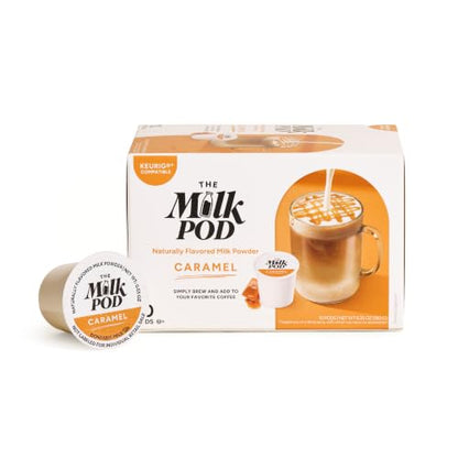 Caramel Latte Milk Pod for Keurig K-Cup - 1 Count, Compatible with Coffee Maker
