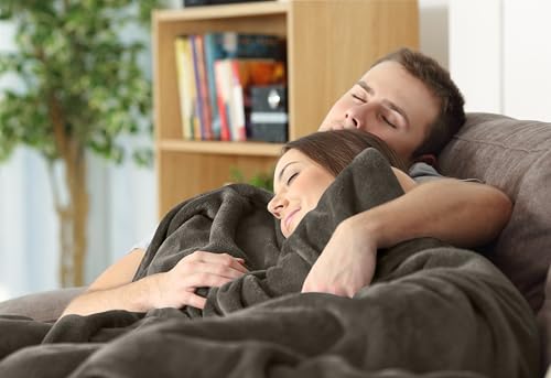 Utopia Bedding Fleece Blanket King Size Brown 300GSM (90x102 Inches) Luxury Soft Bed Blanket (Bulk Pack of 9)