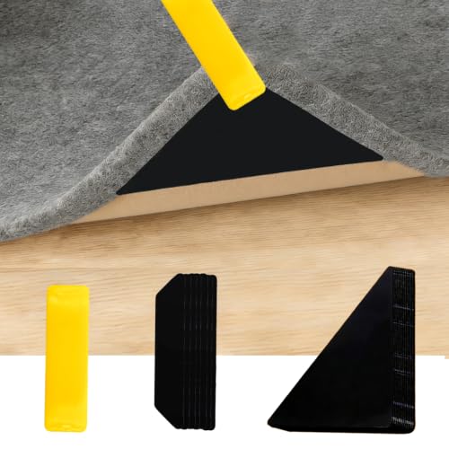 16Pcs Anti Slip Carpet Stickers Rug Tape No Damage for Hardwood Floors