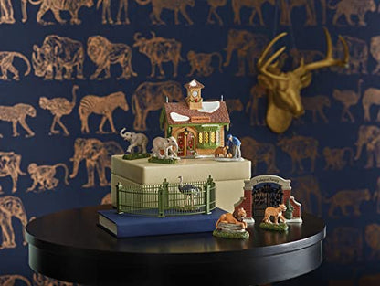 Department 56 Dickens Village Zoological Gardens Entry Gate Figurine, 3.74 Inch