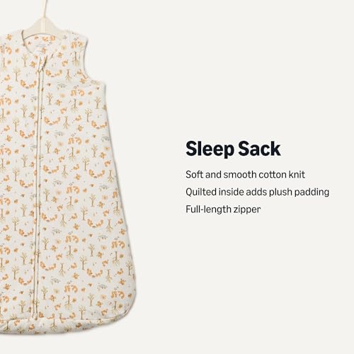 Amazon Essentials x Sofia Grainge Unisex Babies' Cotton Sleep Sack, 2.5 TOG Wearable Blanket, Blush, 0-6 Months