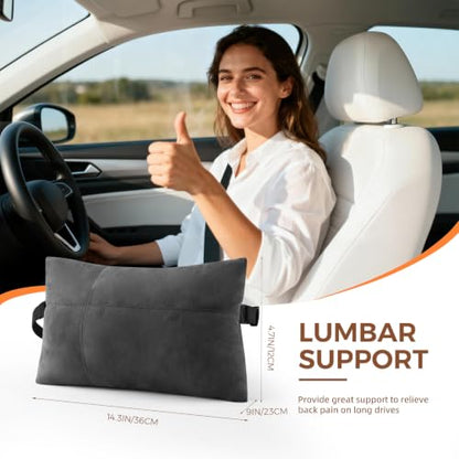 Lumbar Support Pillow for Car & Office Back Cushion Lower Back Pain Relief