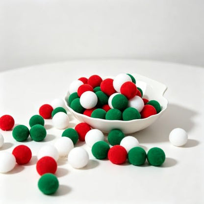 Artificial Snowballs Set 100 Pieces for Indoor Outdoor Snow Fight & Winter Decor