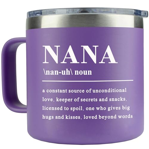 14oz Nana Mug - Purple - Gift for Grandma Birthday Christmas Mothers Day