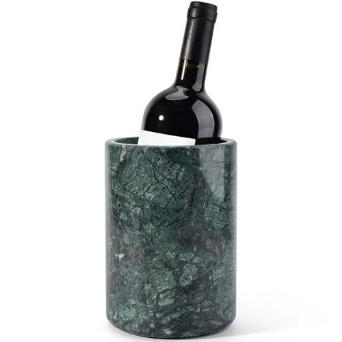 Marble Wine Bottle Chiller Bucket - Handcrafted Champagne Cooler for Parties D2204-BCS