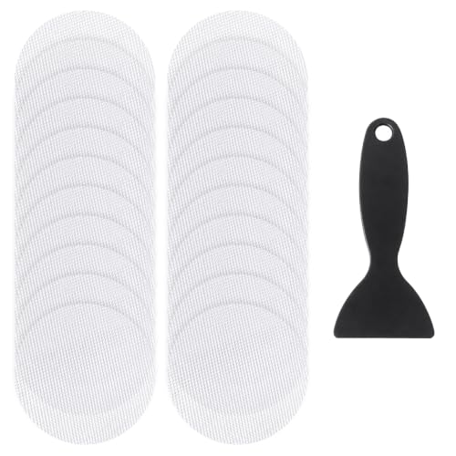 20 Pack Non-Slip Shower Floor Stickers - Transparent Bathroom Safety Decals