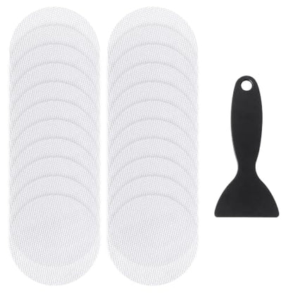 20 Pack Non-Slip Shower Floor Stickers - Transparent Bathroom Safety Decals