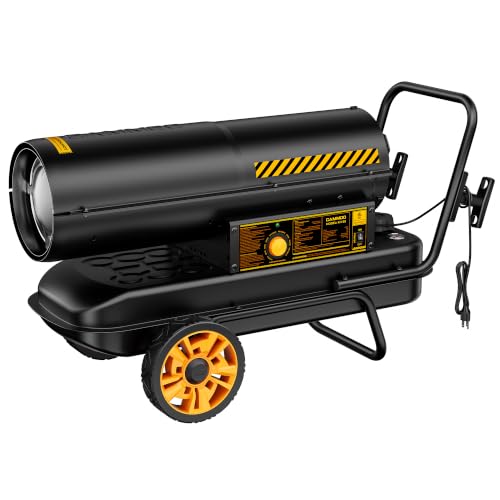 Portable Kerosene Heater 85,000 BTU for Large Spaces up to 2200 sq ft - Fast Heat