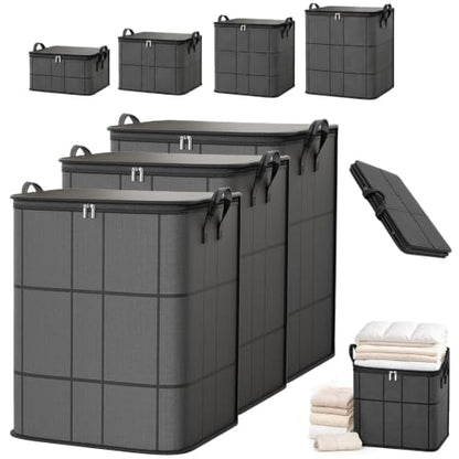 XXL Foldable Storage Bag with Reinforced Handles 220L for Bedding Clothes Moving - Variation 3