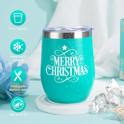 Green 12-Piece Advent Calendar for Women - 2026 Christmas Countdown Gifts
