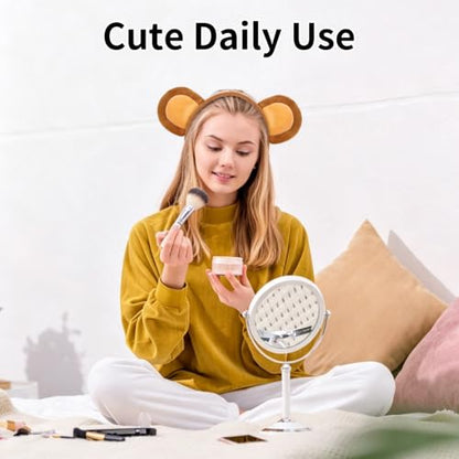 Fuzzy Monkey Ears Headband for Halloween Costume Accessory