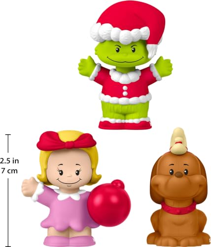 Little People Collector Dr. Seuss How the Grinch Stole Christmas Set - Holiday Figurines