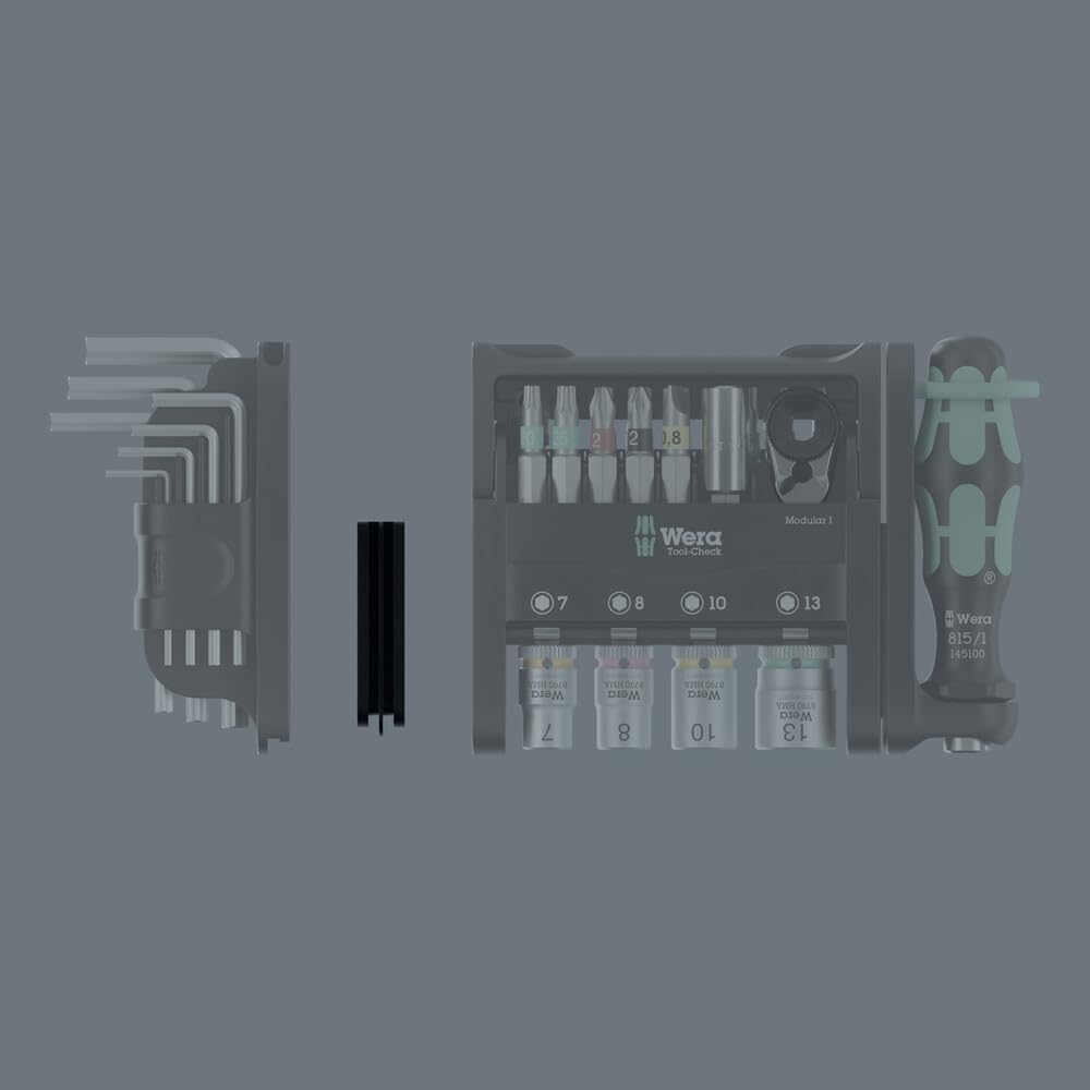 Wera Tool-Check Modular Set 1 - Versatile Tool Kit for Precision and Convenience