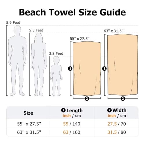 Personalized Couple Beach Towel with Names - Quick Dry Sandproof Gift for Weddings & Anniversaries