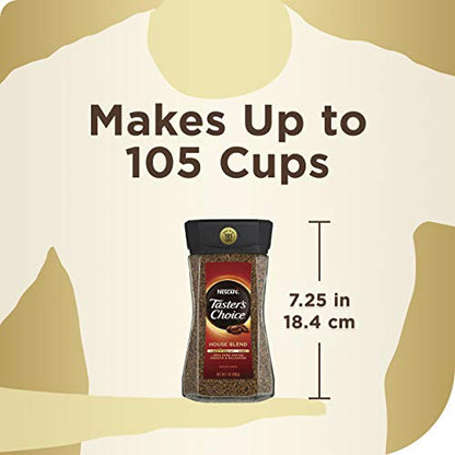 Nescafe Taster's Choice Instant Coffee, House Blend, 7 Ounce