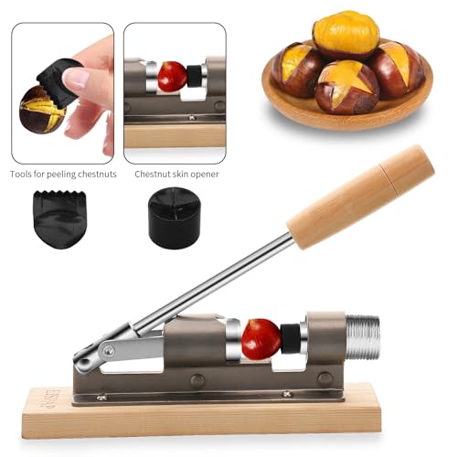 Heavy Duty Nutcracker for Pecan Walnut Hazelnut Almonds with Adjustable Sheller