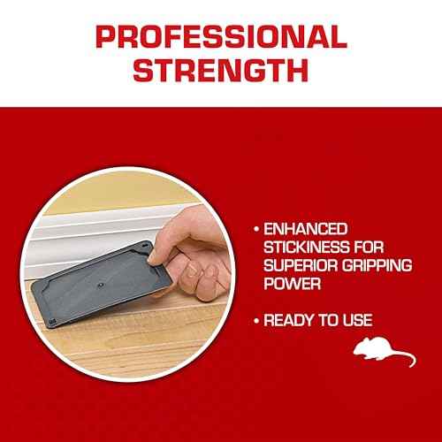 Tomcat Glue Traps Mouse Size with Eugenol for Enhanced Stickiness for Mice, Cockroaches, and Spiders, 6 Traps