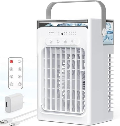 Cedeil Dark Grey 3-in-1 Portable Mini Air Conditioner with 1000ml Water Tank
