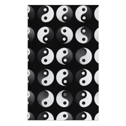 Yin Yang Fluffy Bath Towel Pattern 180 - Large Spa & Beach Towel