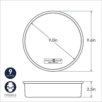 Nordic Ware Round Cake Pan Set - 9-Inch Non-Stick Bakeware | Perfect for Baking Delicious Cakes