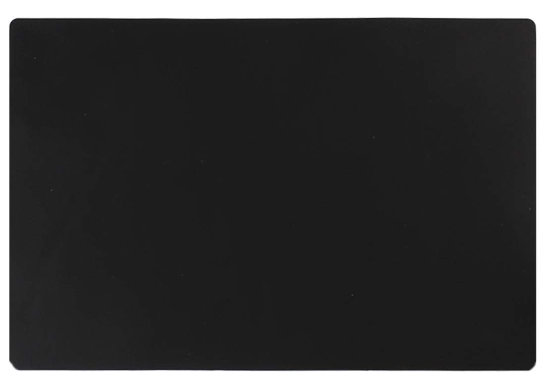 KimTin Extra Large Mulitpurpose Silicone Placemat,Countertop Protector, Kitchen Counter Mat, Table Mat, Heat Resistant, Washable, Non Slip (39.4 x 23.6 inch, Black-1pcs)